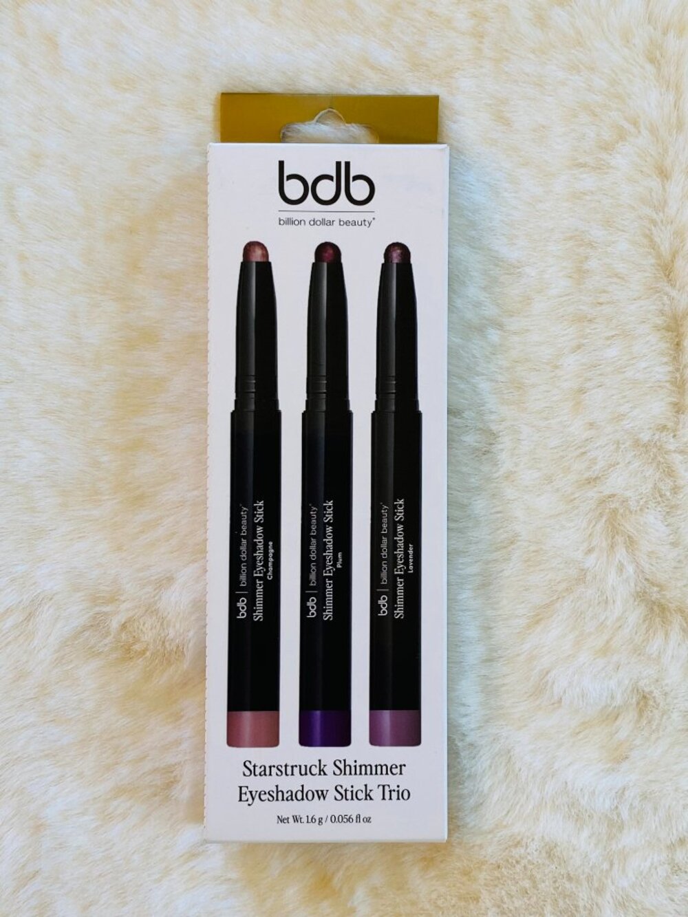 Billion Dollar Baby Starstruck Shimmer Eyeshadow Stick Trio NEW Water Resistant